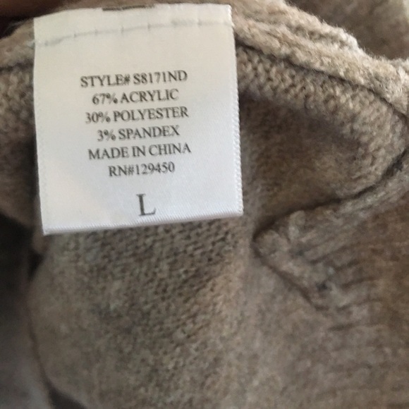 Como Vintage Turtleneck Sweater Size Large - Picture 3 of 7